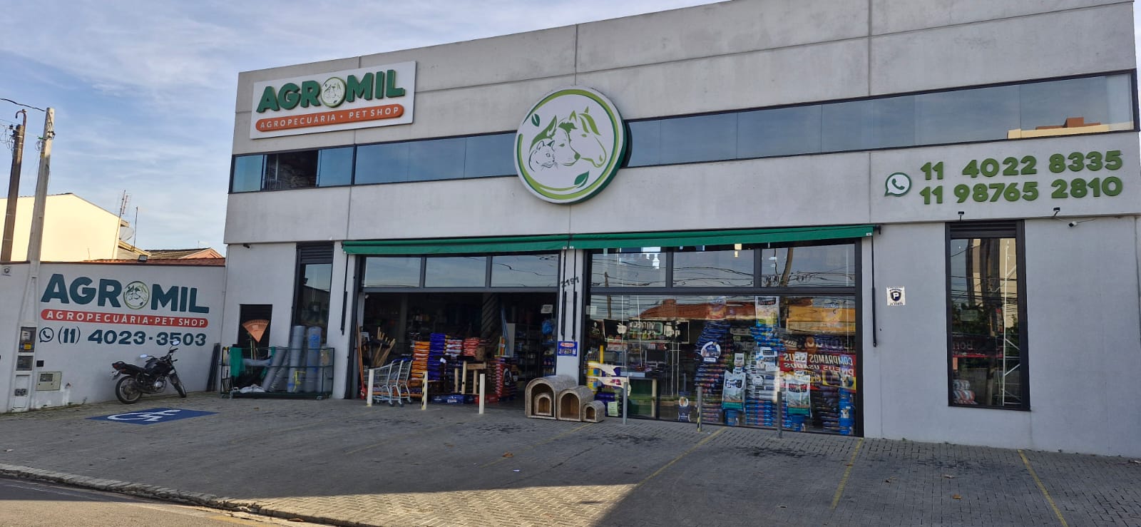 Fachada da Agromil Agropecuária em Itu